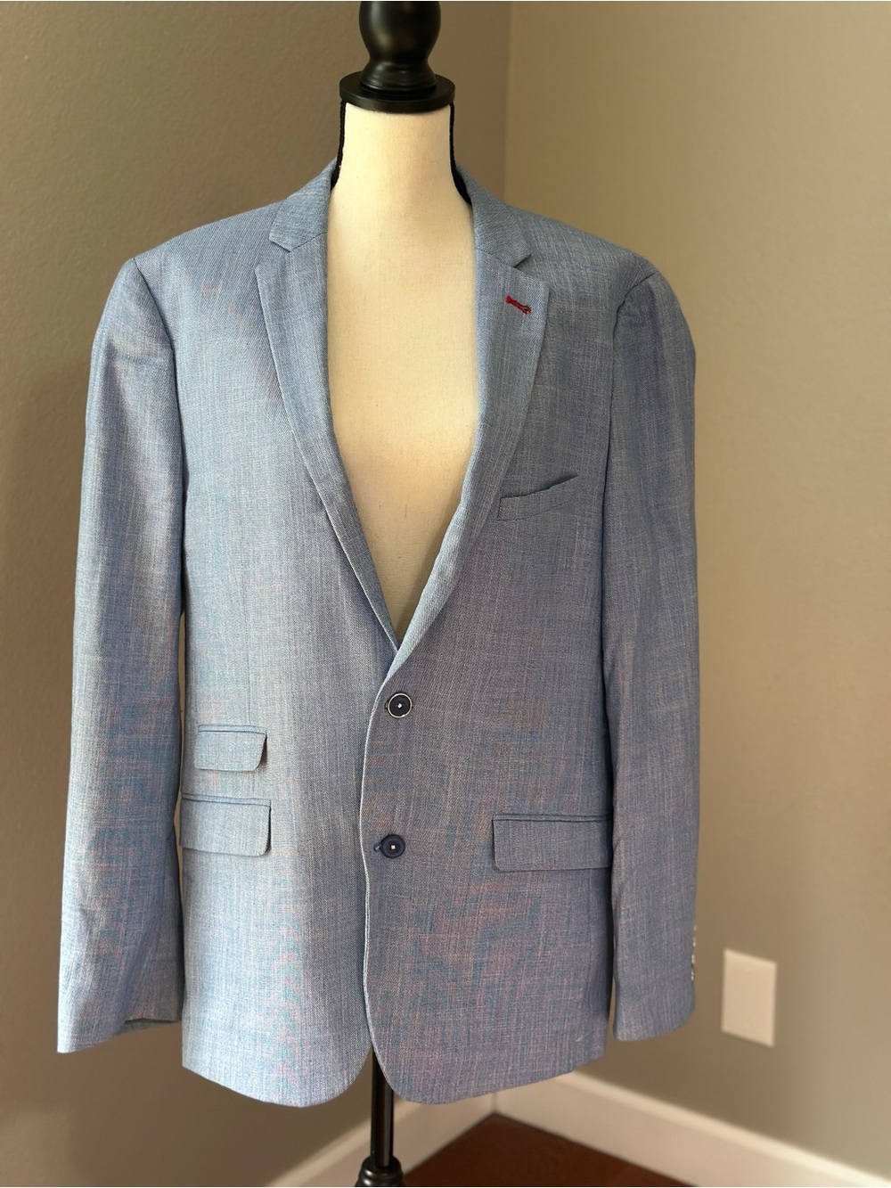 Paisley & Gray Light Blue Textured Sport Coat